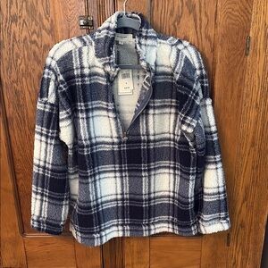 Plaid Fleece Pullover